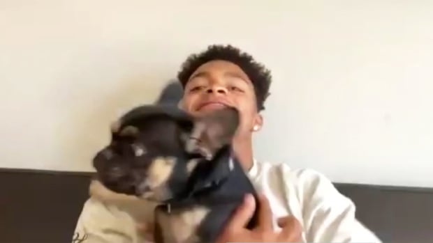 Justin Fields dog